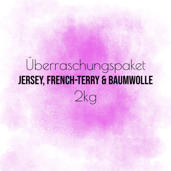 Überraschungspaket Jersey, French-Terry, Baumwolle 2 Kilo